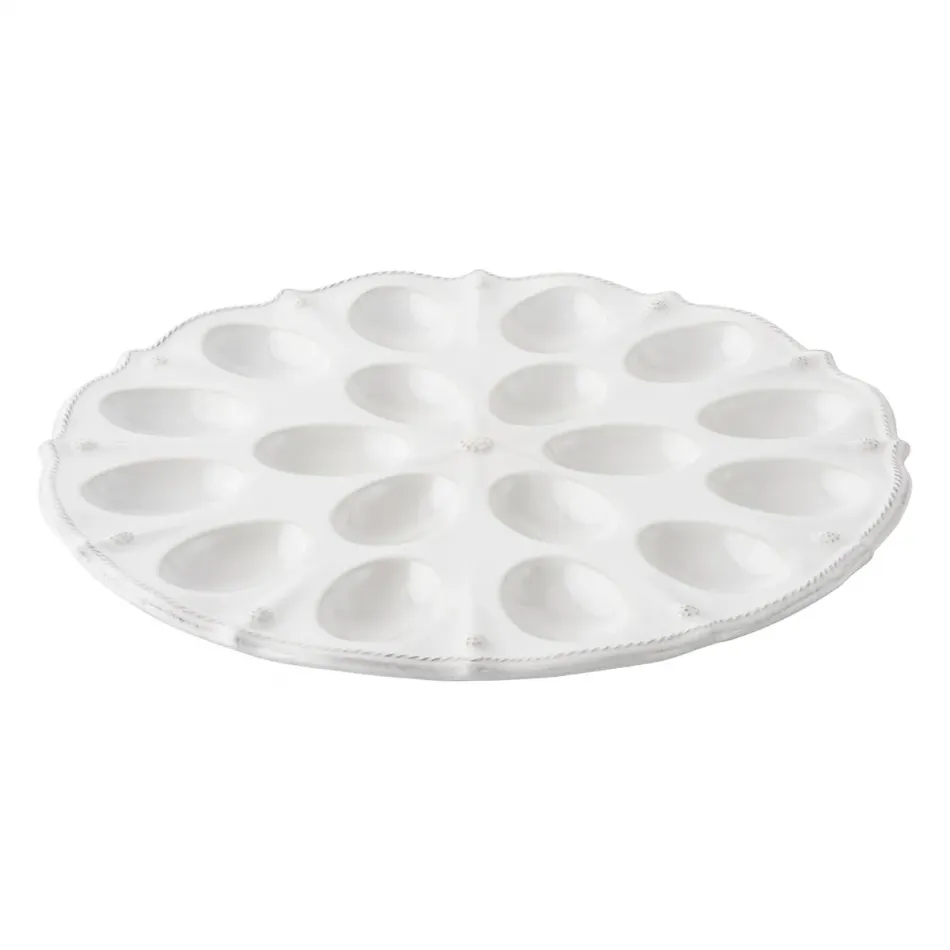 Berry & Thread 13" Deviled Egg Platter - Whitewash