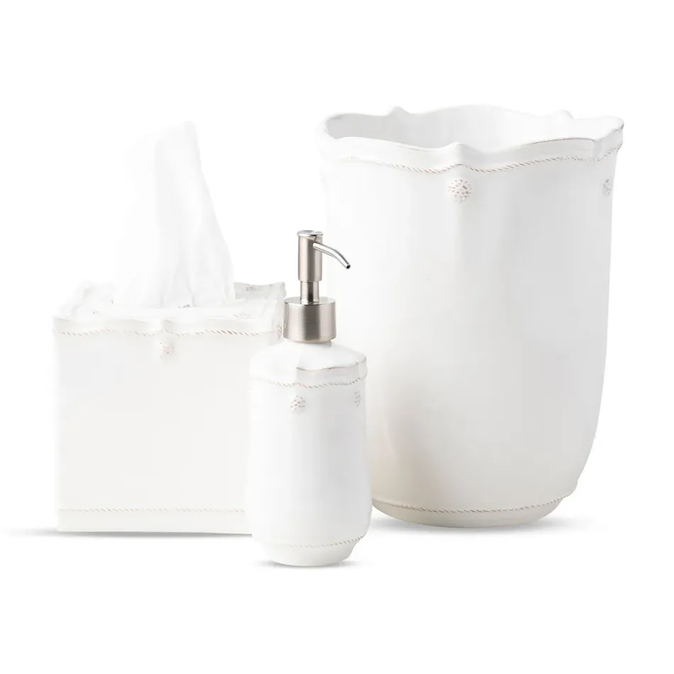 Berry & Thread Whitewash Bath Set of 3 Pc