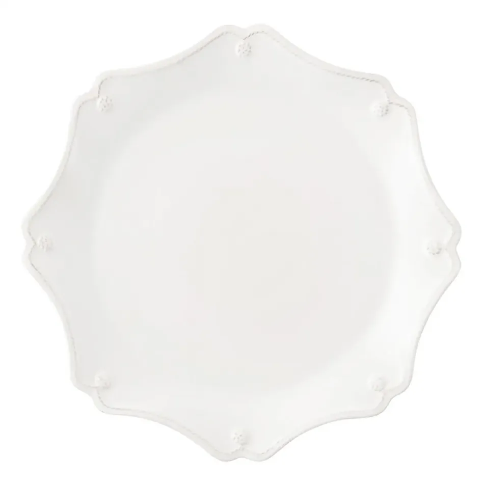 Berry & Thread Whitewash Scalloped Charger