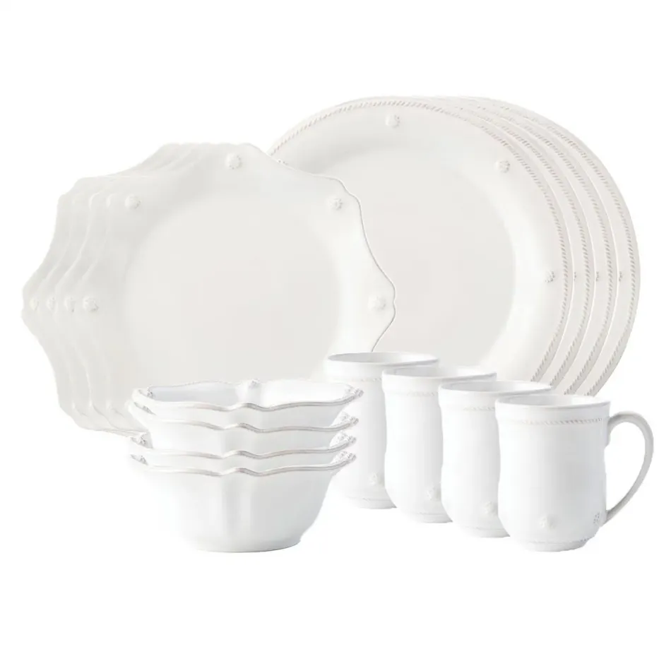 Berry & Thread Whitewash Classic 16-pc Set (JDR/W,JDSS/W,JA07/W,JA06/W) 12"L, 18"W, 18"H