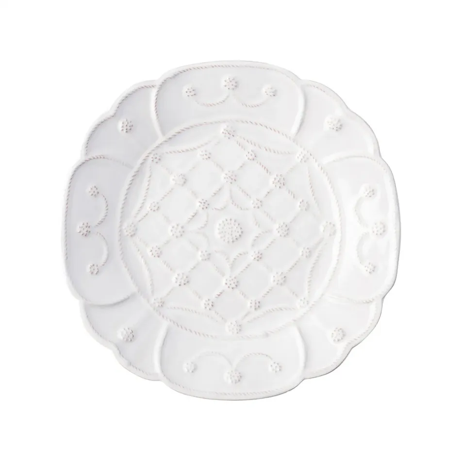 Jardins du Monde Whitewash Villandry Dessert/Salad Plate