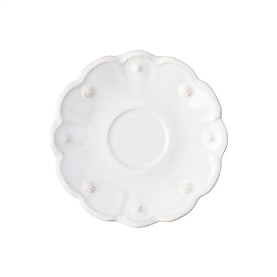 Jardins du Monde Whitewash Saucer