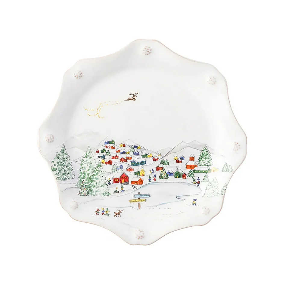 Berry & Thread North Pole Dessert/Salad Plate