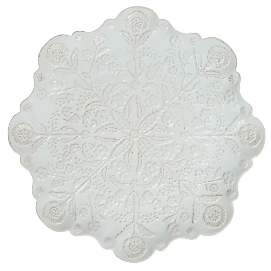 Berry & Thread Whitewash Thistle Charger/Platter