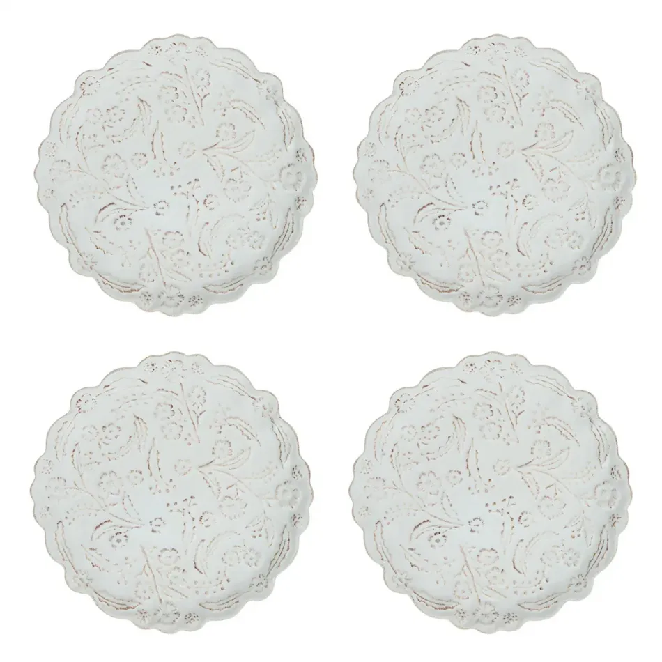 Berry & Thread Whitewash Thistle Cocktail Plate Set of 4