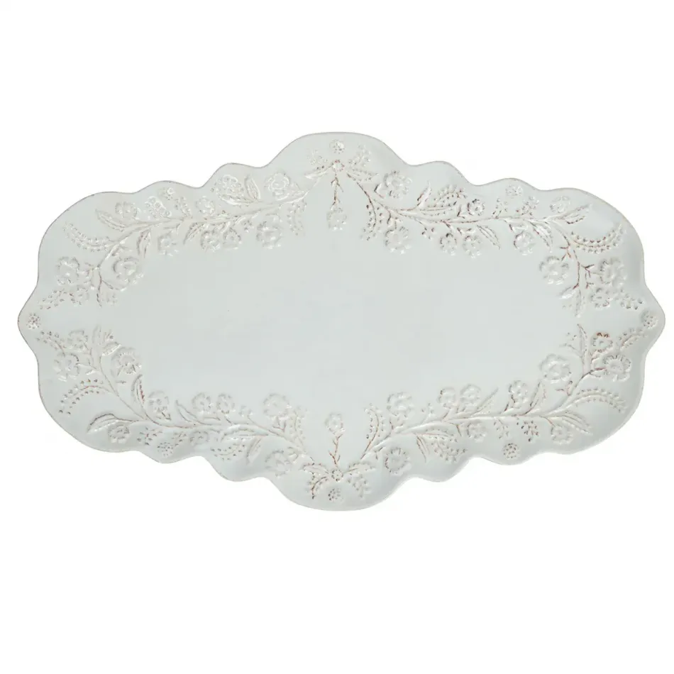 Berry & Thread Whitewash Thistle Tray 16"