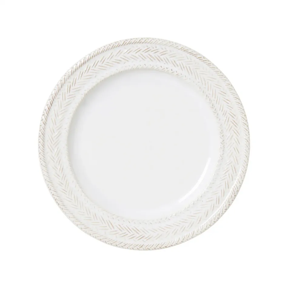 Le Panier Whitewash Dessert/Salad Plate