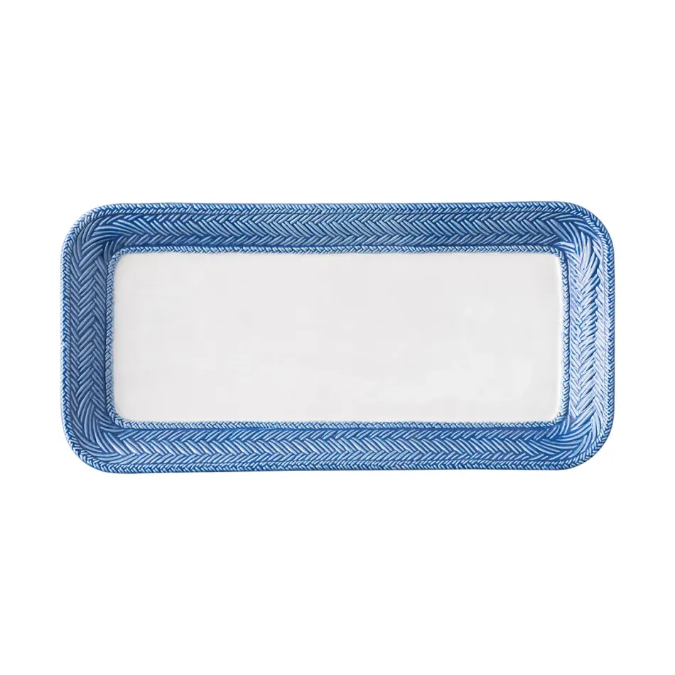 Le Panier White/Delft Blue 13" Hostess Tray