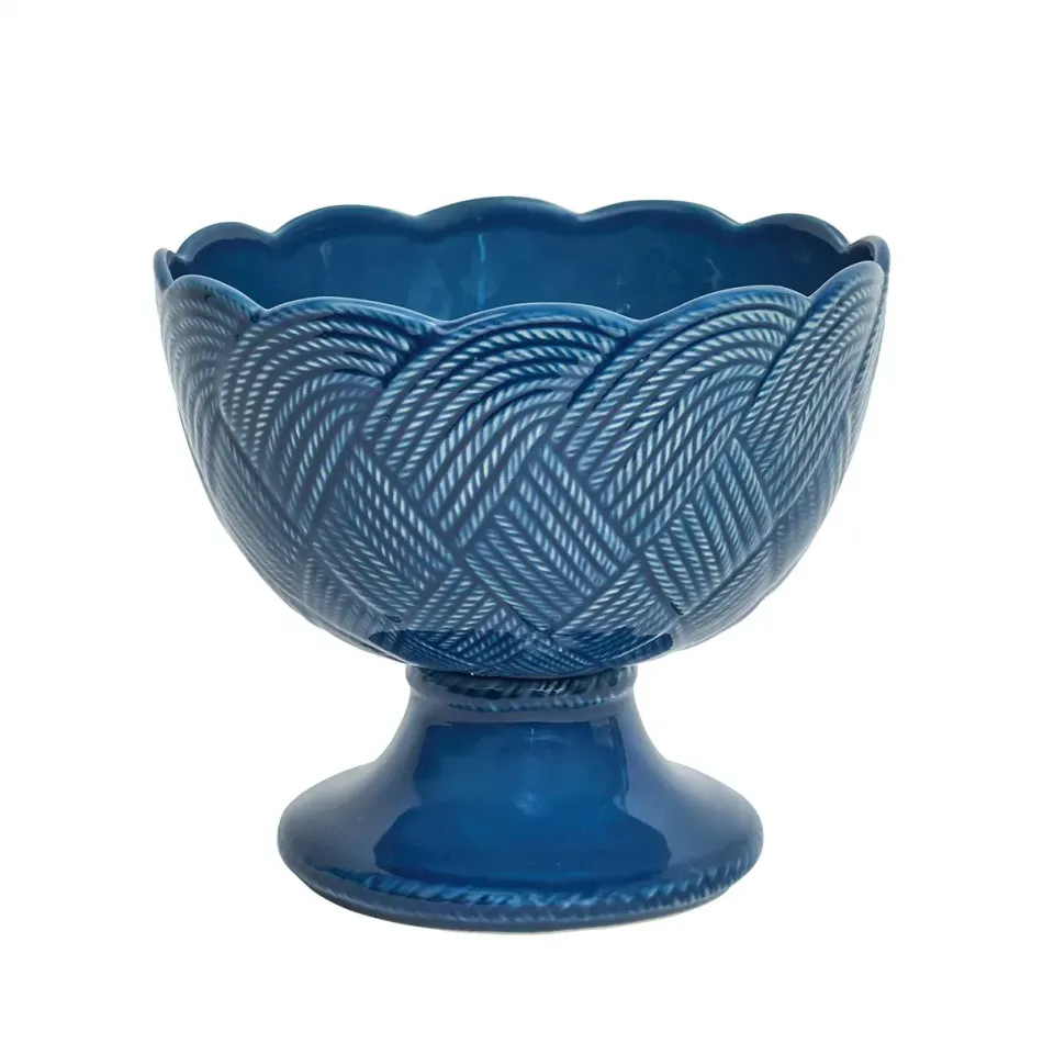 Le Panier Denim Mystic Knot Footed Bowl