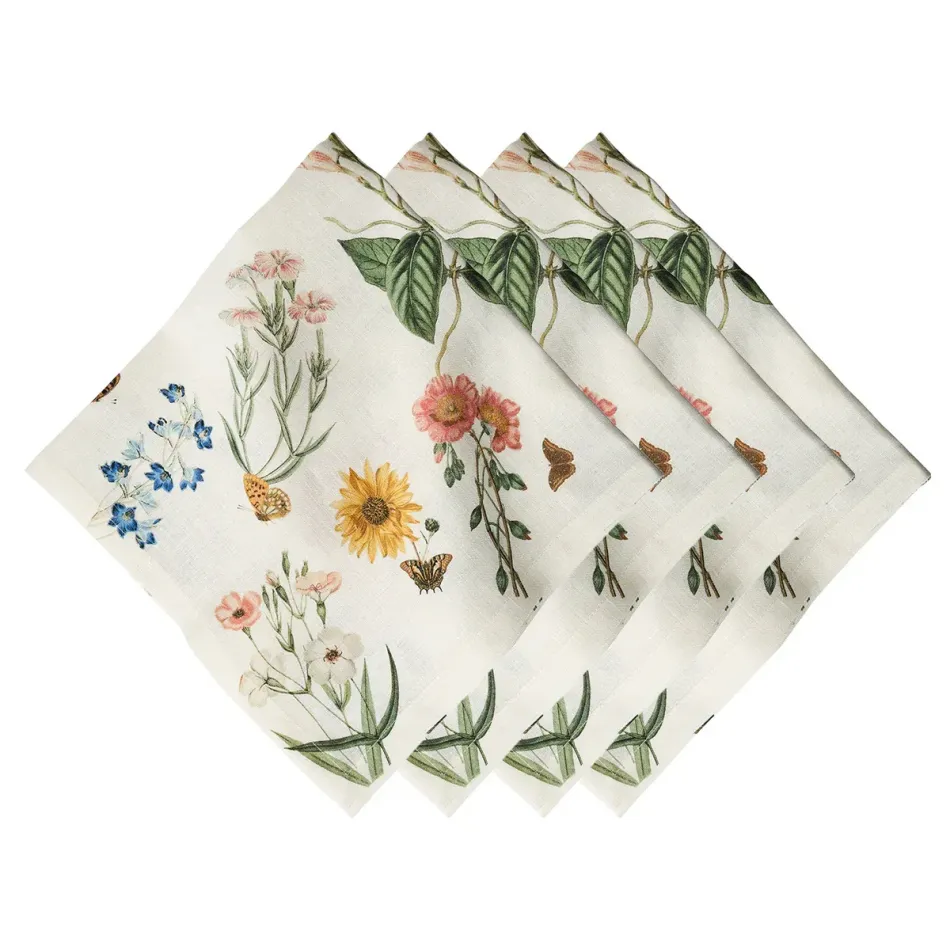 Floral Garden Multi Napkin Set of 4