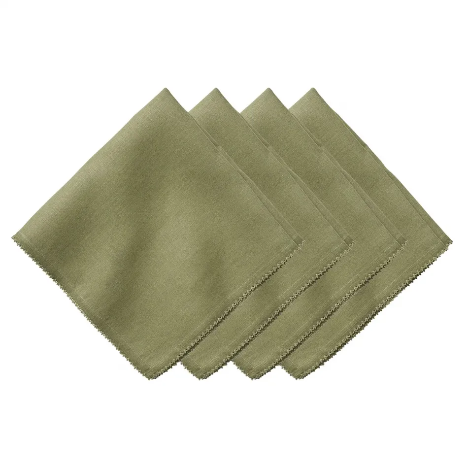 Berry Sage Scallop Napkin Set of 4
