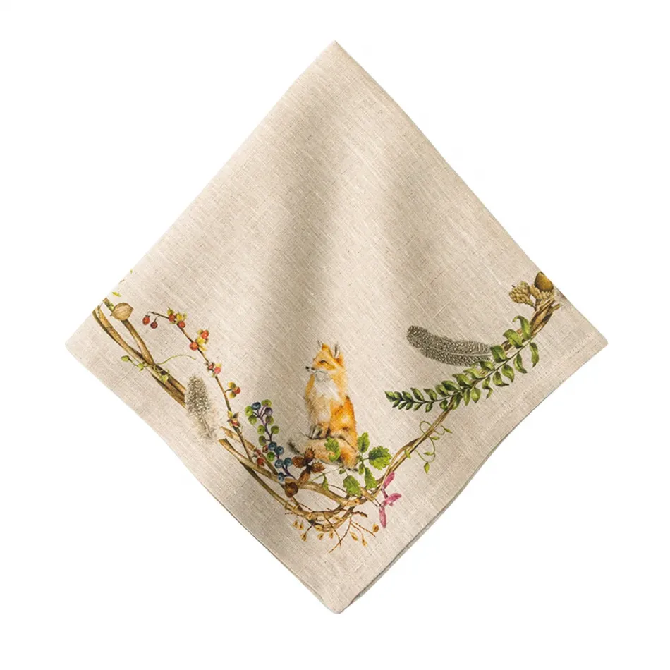 Forest Walk Napkin with Animals - Multi