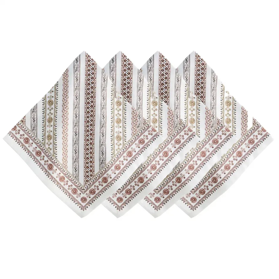 Seville Stripe Natural Napkin Set of 4