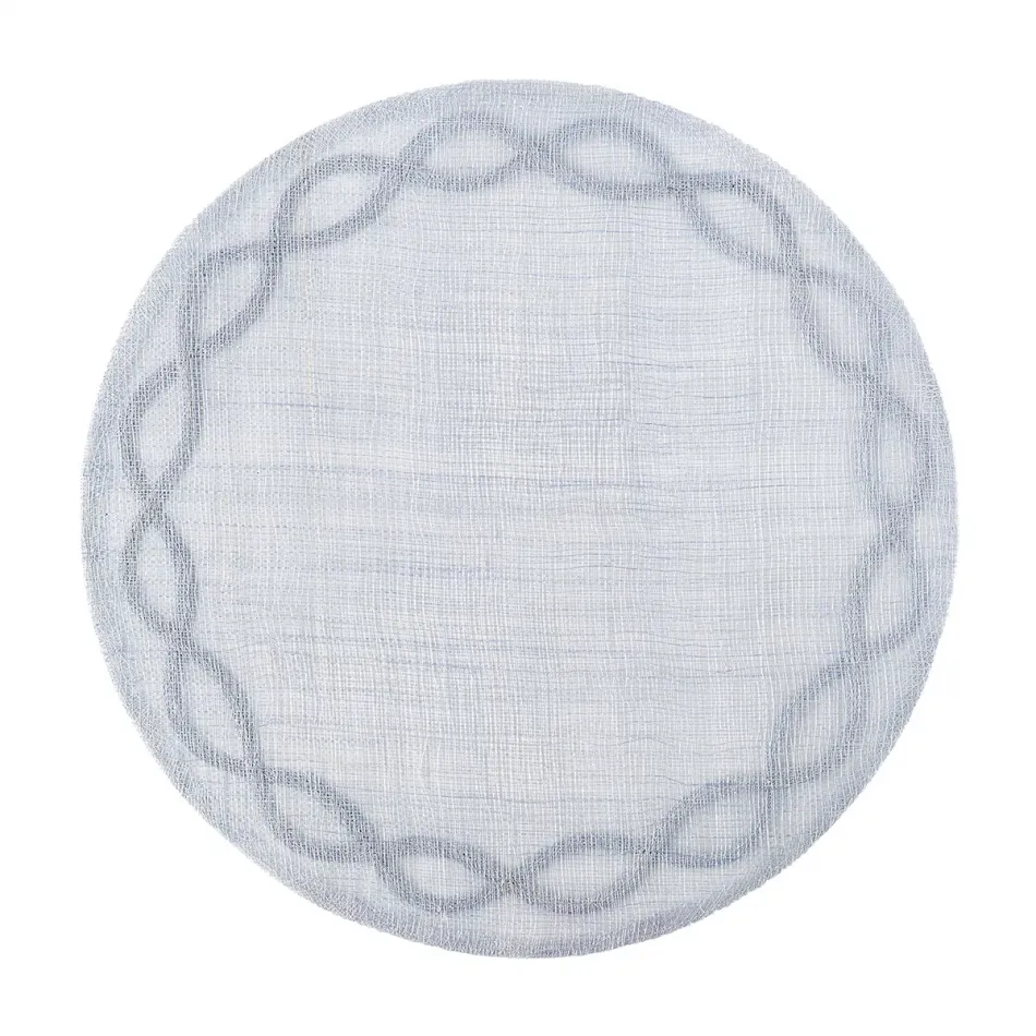 Tuileries Garden Chambray Placemat 15"L, 15"W, 0.06"H