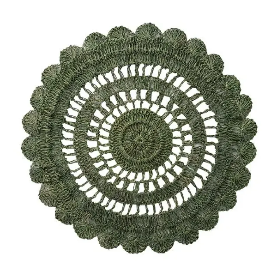 Macrame Placemat - Green