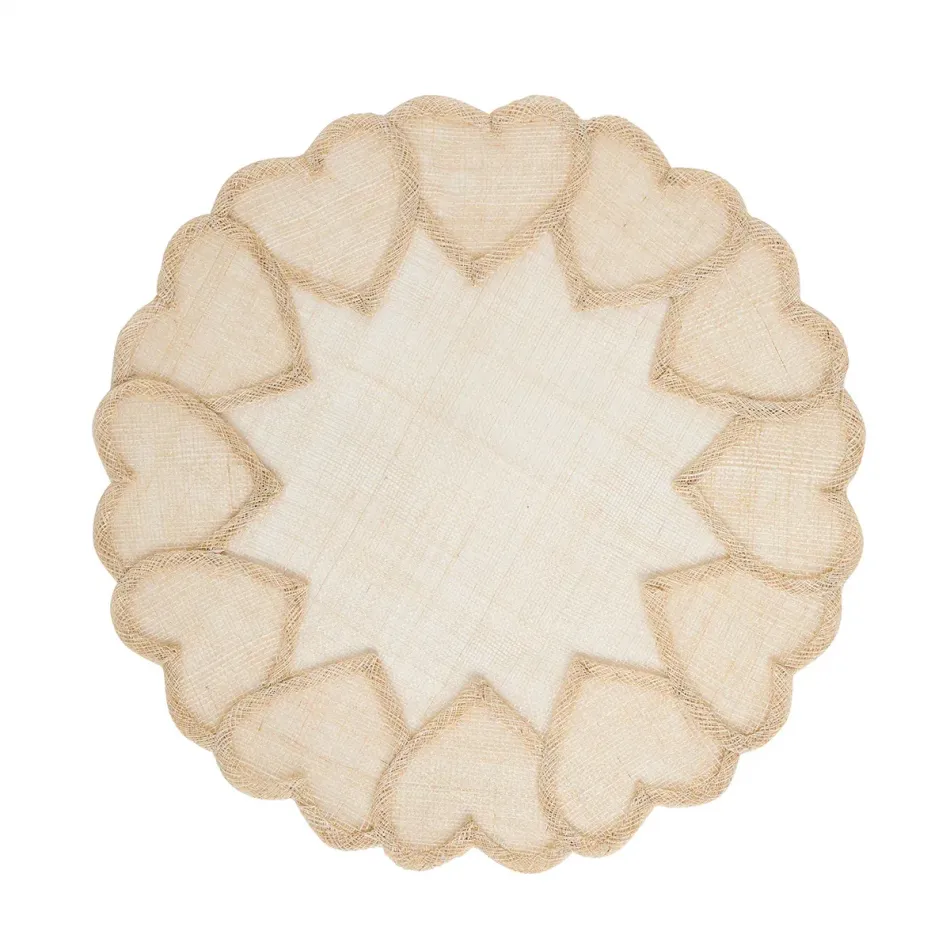Heart Natural Placemat