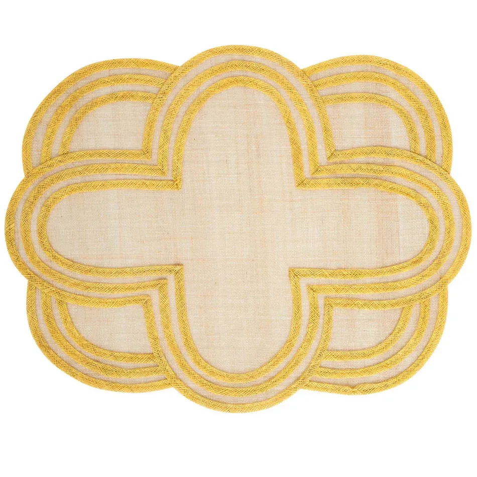 Scallop Stripe Sunshine Placemat