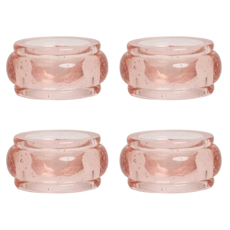Provence Blush Napkin Ring Set of 4