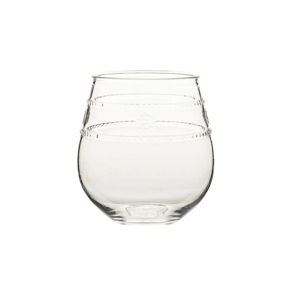 Isabella Acrylic Stemless Wine Glass