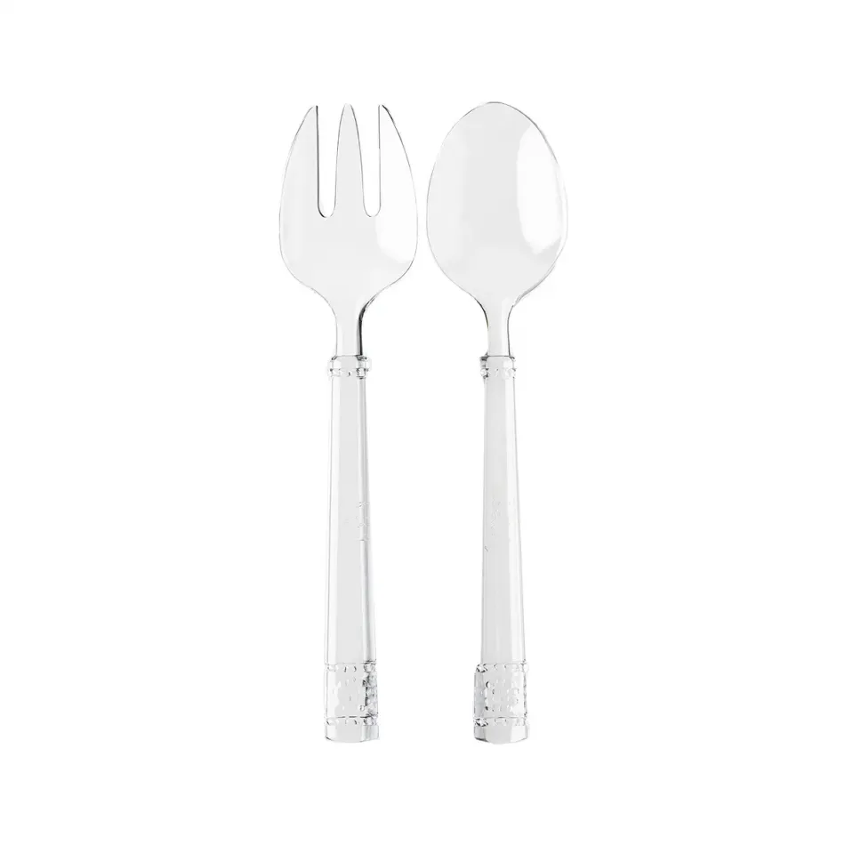 Isabella Acrylic Salad Server Set of 2 Pc