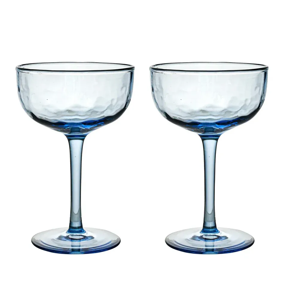 Puro Chambray Cocktail Coupe Set of 2