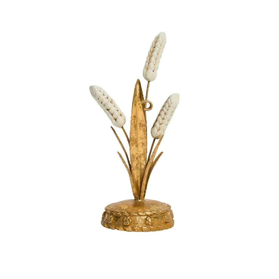 Forest Walk Gold Wheat Place Card Holder