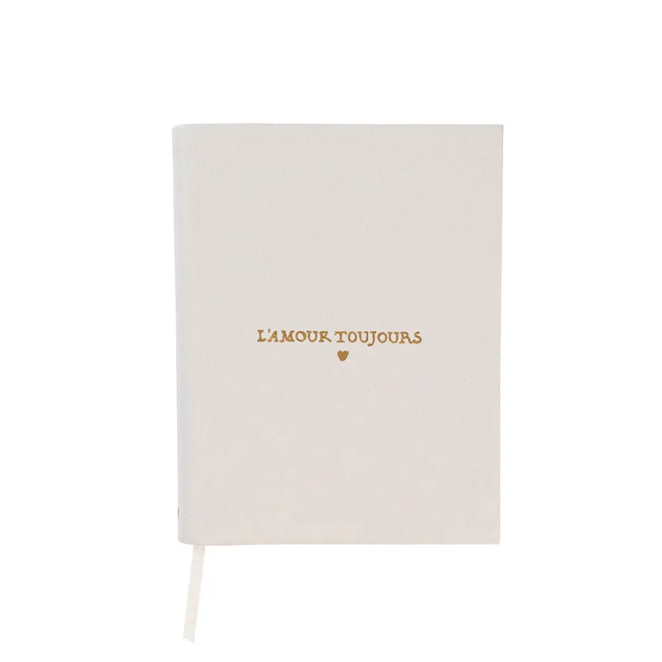 L'Amour Toujours Embossed Journal Gold