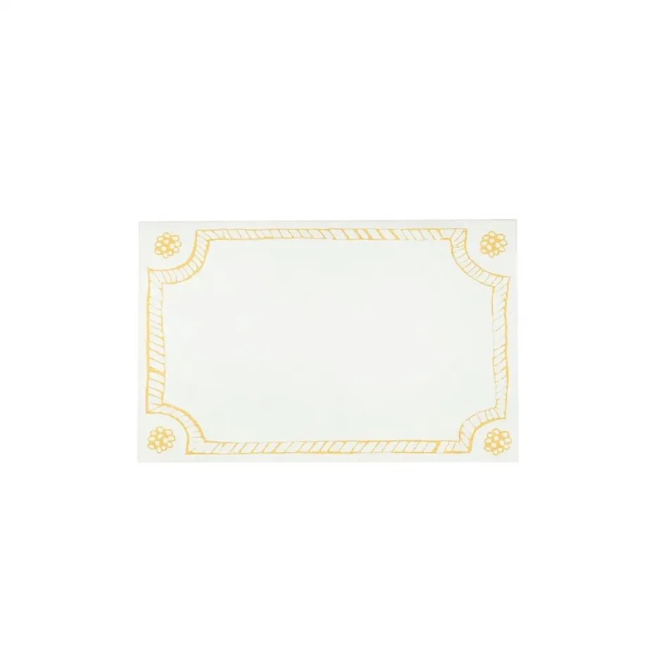 Berry & Thread Place Card Set/12 - Daffodil