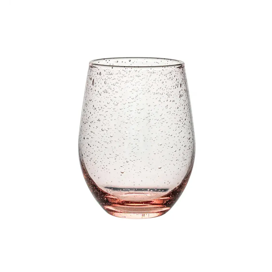 Provence Blush Stemless Wine Glass