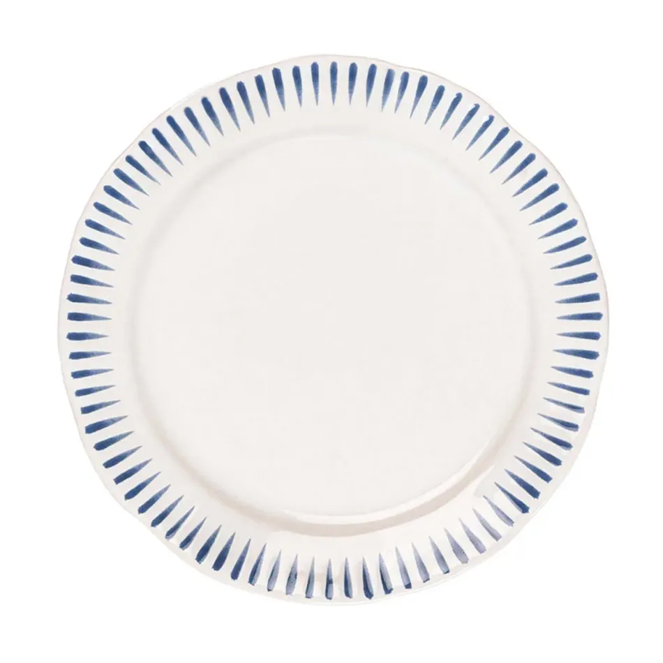 Sitio Stripe Dinner Plate Delft Blue