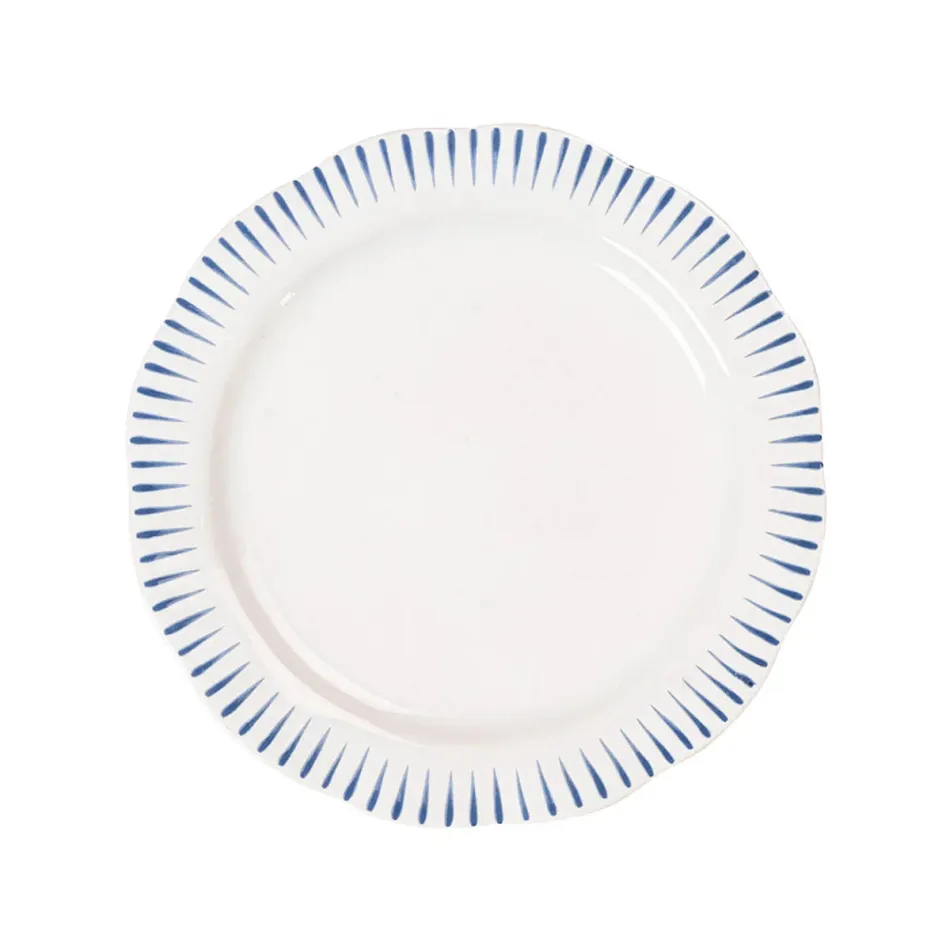 Sitio Stripe Dessert/Salad Plate Delft Blue