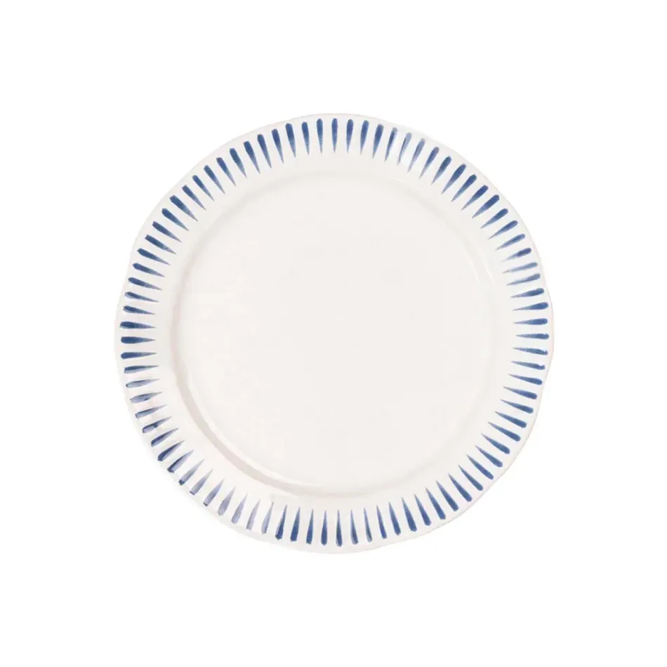 Sitio Stripe Side/Cocktail Plate Delft Blue