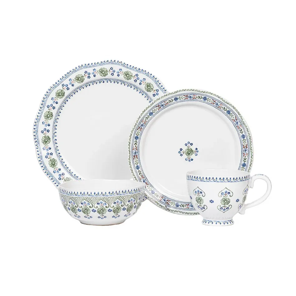 Villa Seville 4 pc Place Setting Chambray