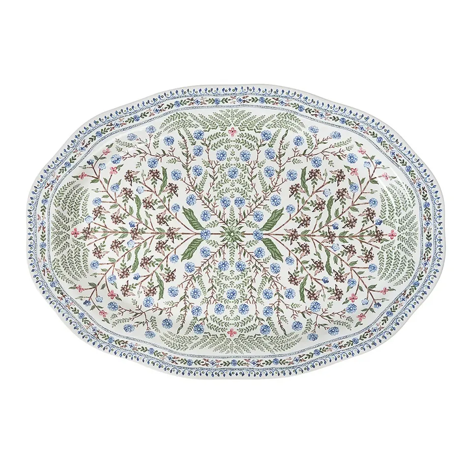 Villa Seville 17" Platter - Chambray