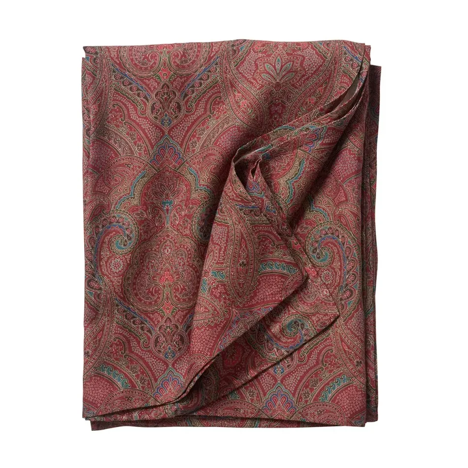 Paisley Red Tablecloth 60" x 120"