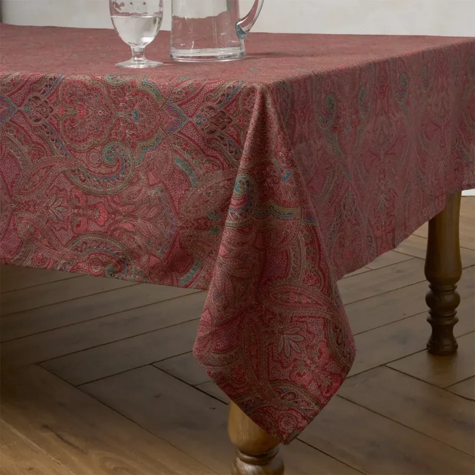 Paisley Red Table Linens