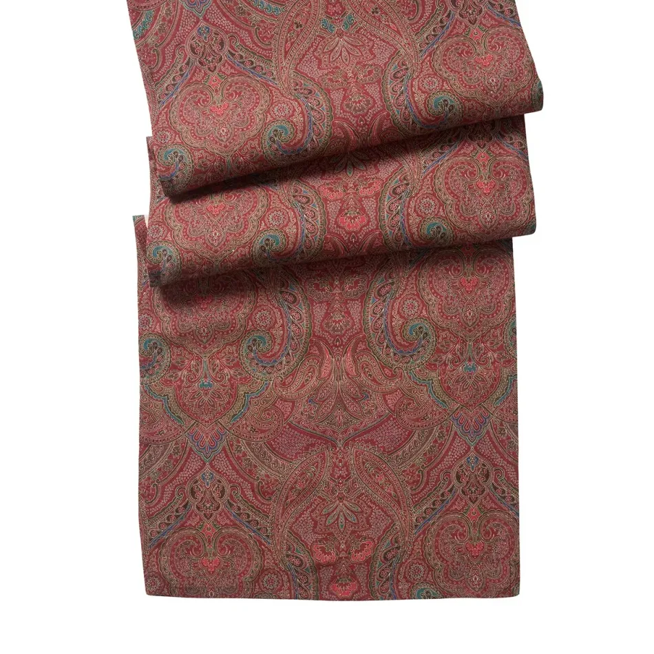 Paisley Red Table Runner 18" x 90"