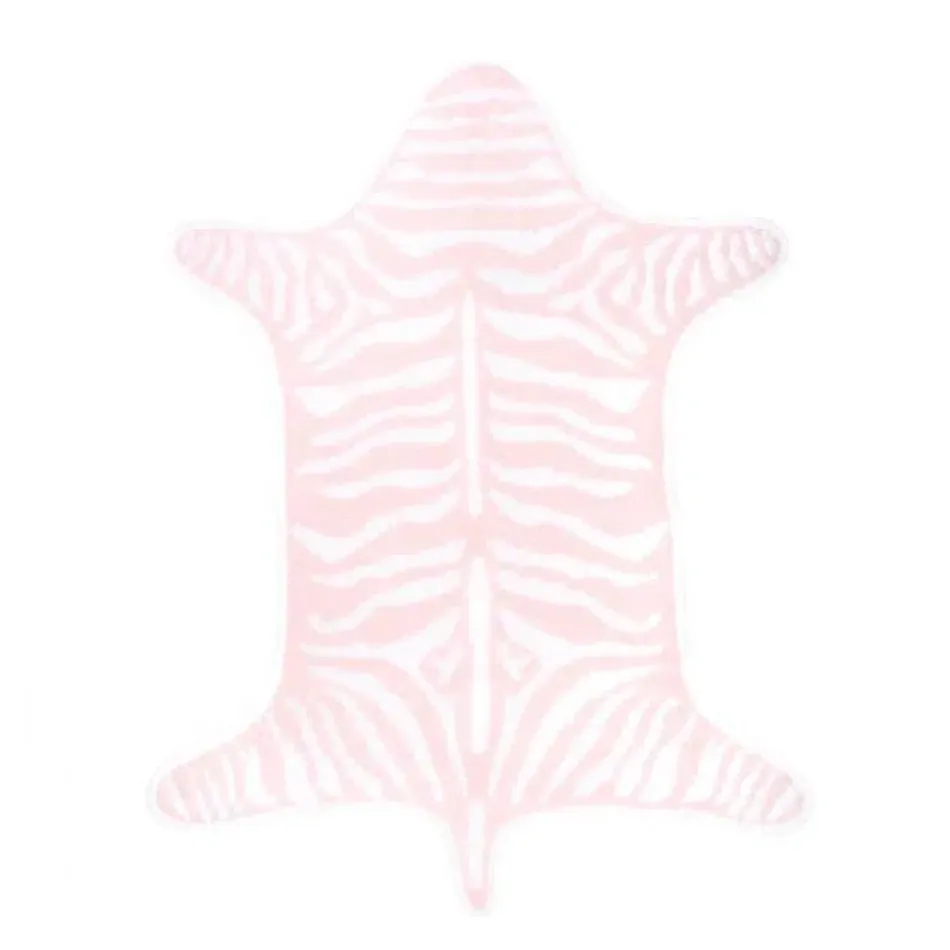 Reversible Zebra Play Mat Pink/White 32' x 66"