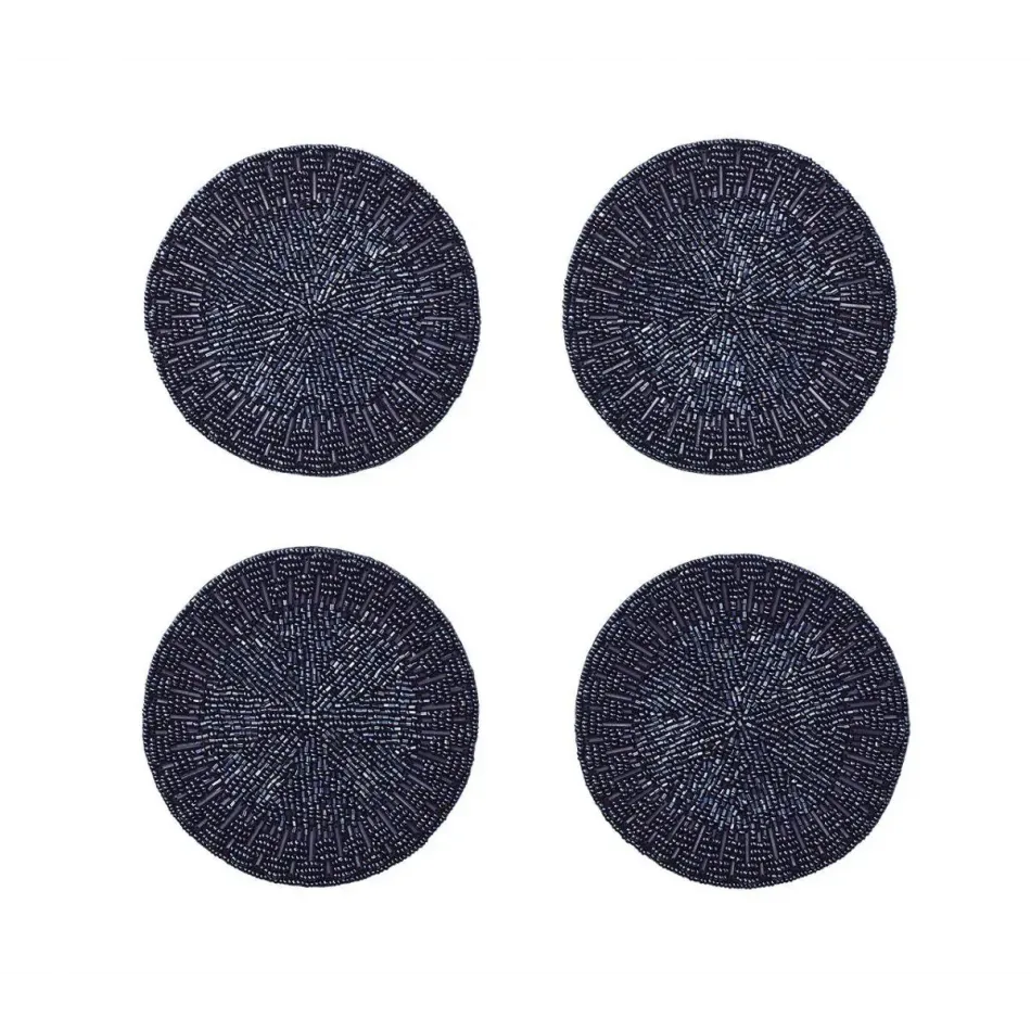 Palisade Navy Coasters, Set Of 4