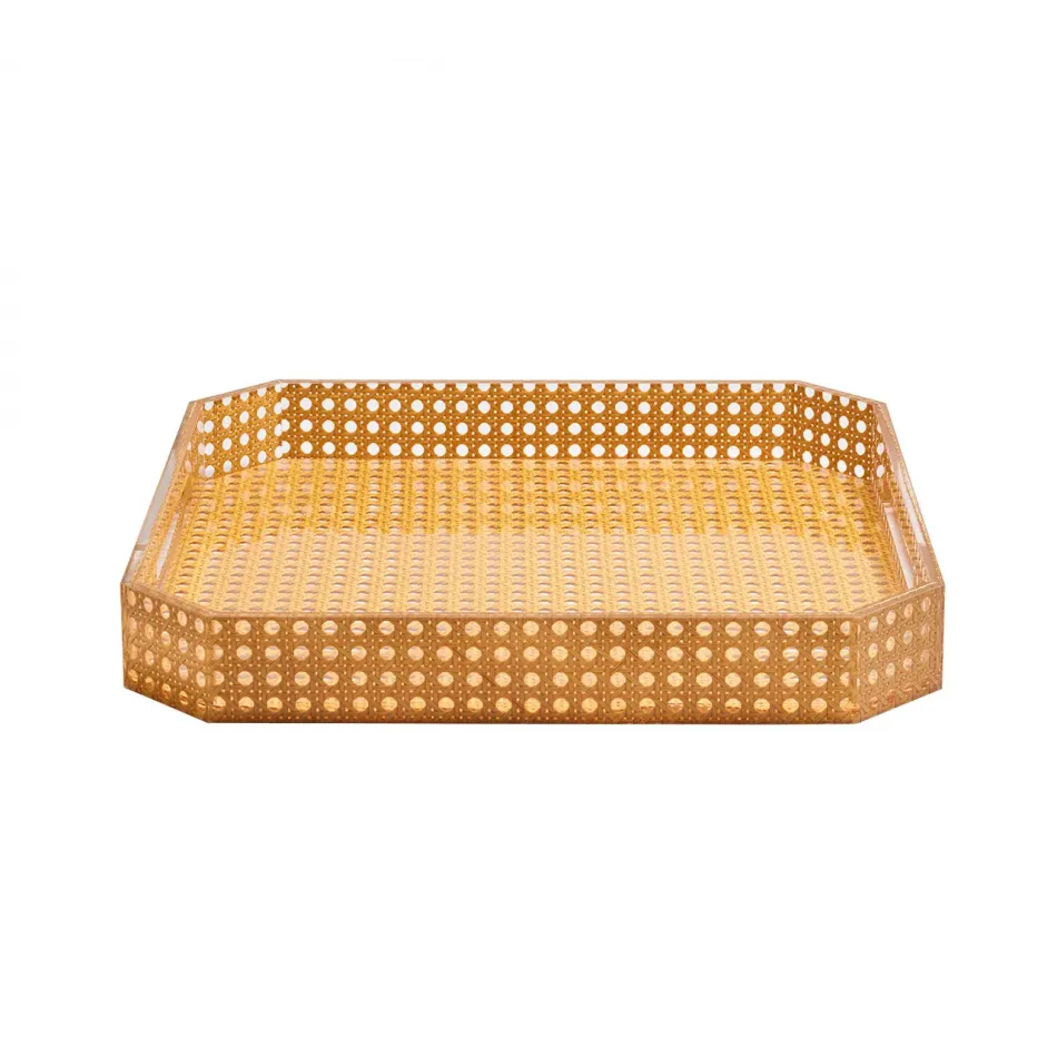 Reed Natural Tray 15" X 15"