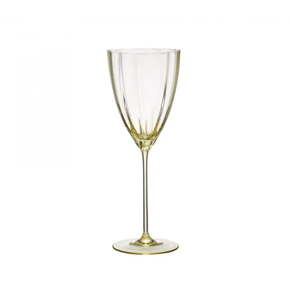 Luna Citrine Wine Glass
