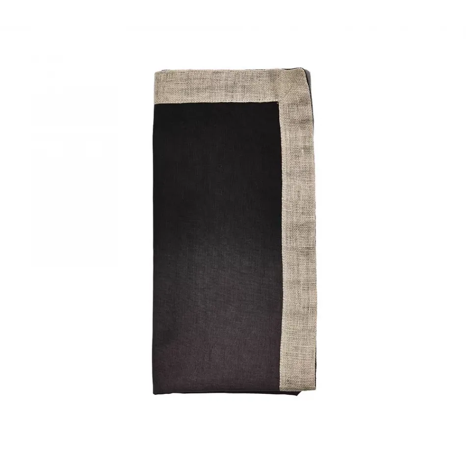 Dip Dye Gray/Black Napkin