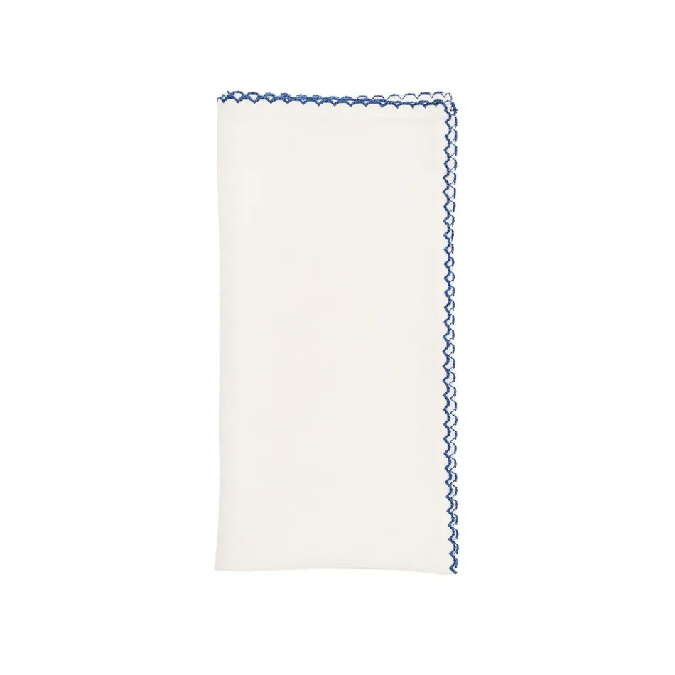 Casbah White & Blue Napkin