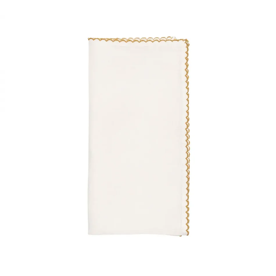 Casbah White & Natural Napkin