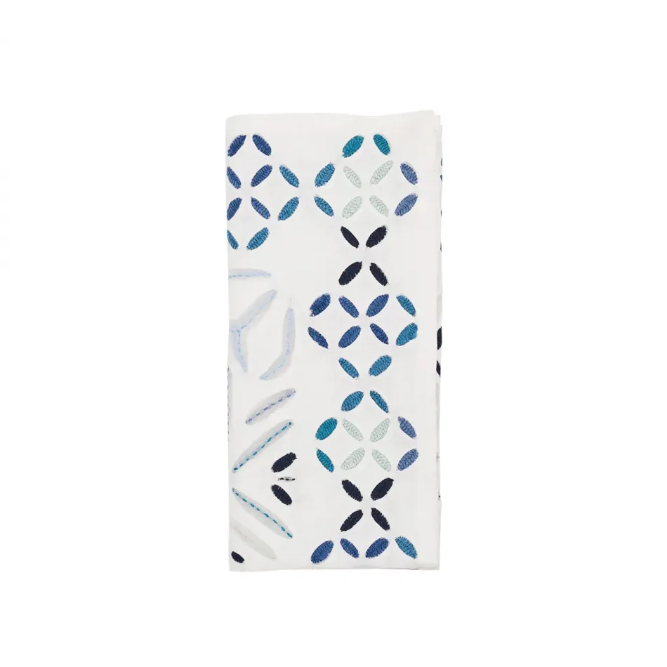 Malta White & Blue Napkin