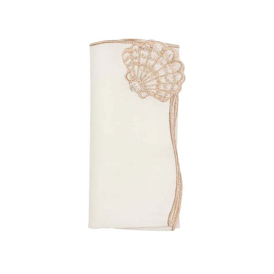 Beachcomber White & Natural Napkin Set of 4