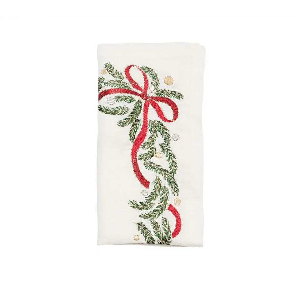 Merry And Bright White/Red/Green Napkin