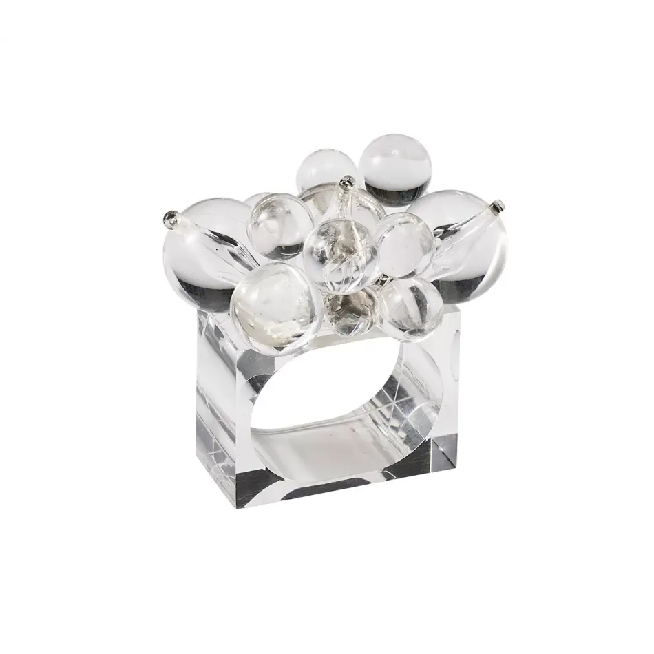 Cloud Clear Napkin Rings