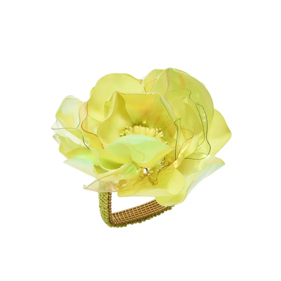 Gardenia Citron Napkin Ring