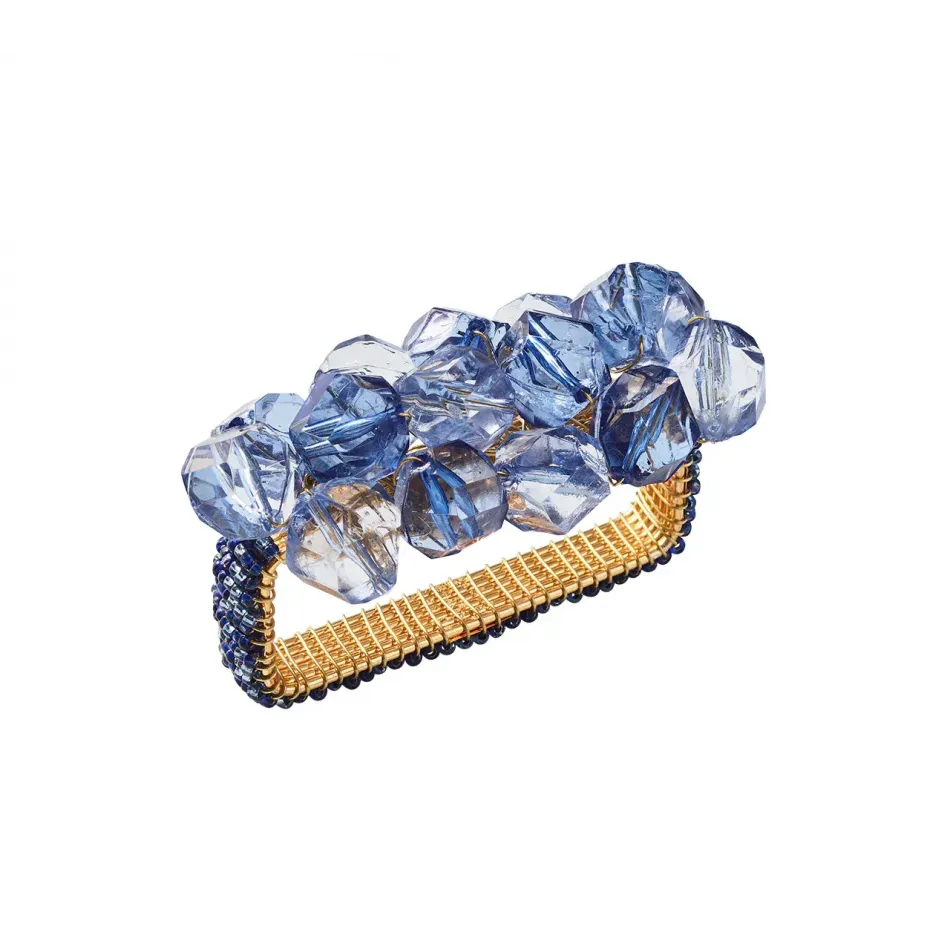 Pop Rocks Navy & Blue Napkin Ring Set of 4